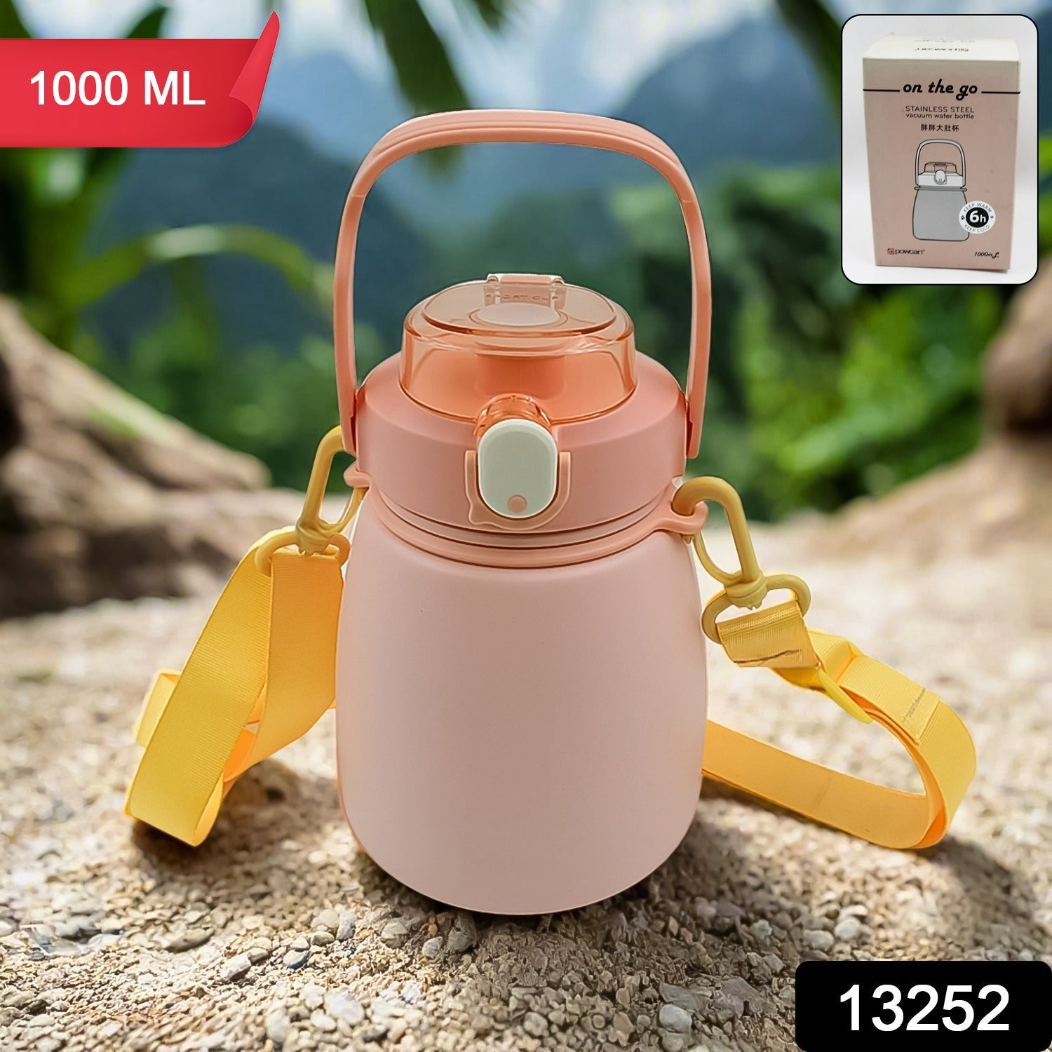Vacuum Insulated Cup with Handle & Strap Vacuum Insulated Cup with Handle & Strap